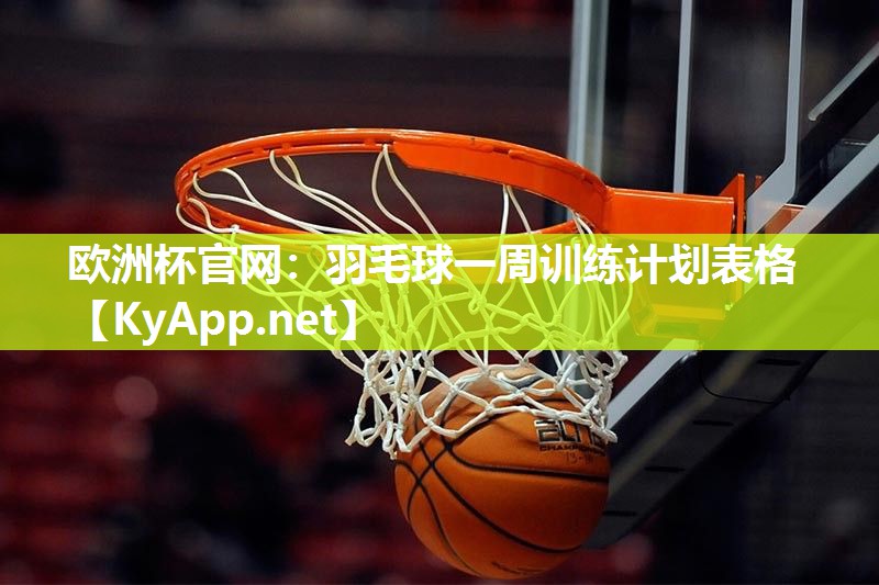 羽毛球一周训练计划表格